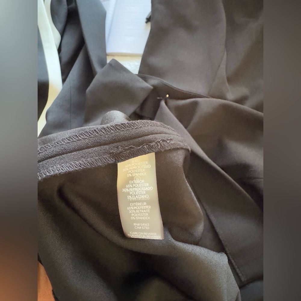 Calvin Klein Black Golden Faux Button Accent Sheath Dress, size 12 (new) - Picture 6 of 6